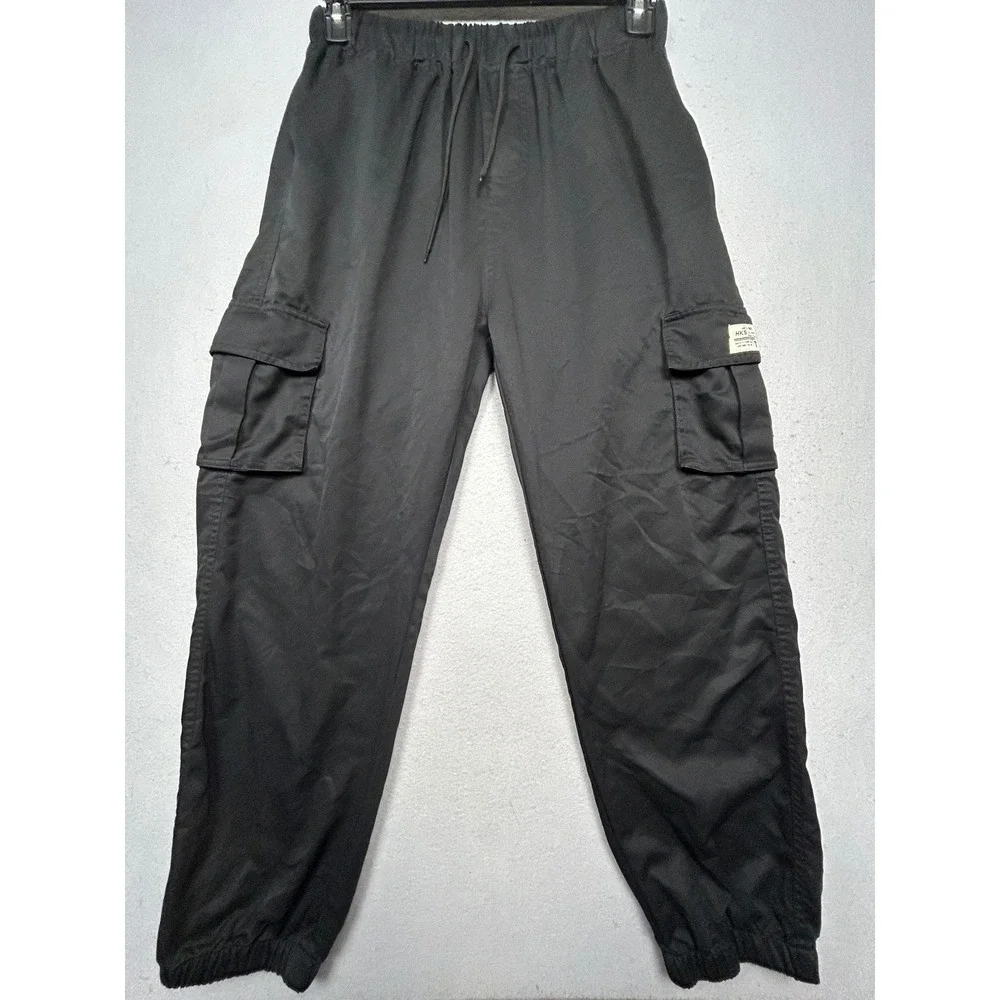 HKS By Boris Bidan in saeri Cargo Joggers Twill Black XL Mens